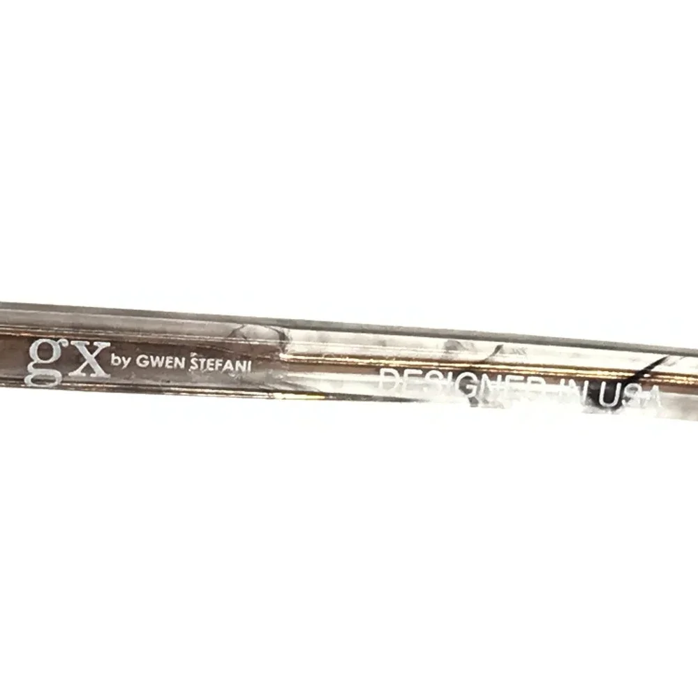 GX by Gwen Stefani Eyeglasses Frames GX067 GRY Gray Pink Cat Eye 52-17-135